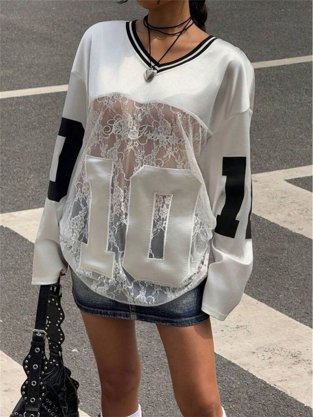 Street Fashion Girl - 2026 New Summer Y2K Perspective Lace