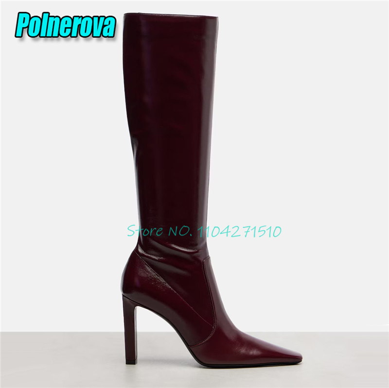 Street Style Pointed Toe High  - Street Fashion Runway avis et prix