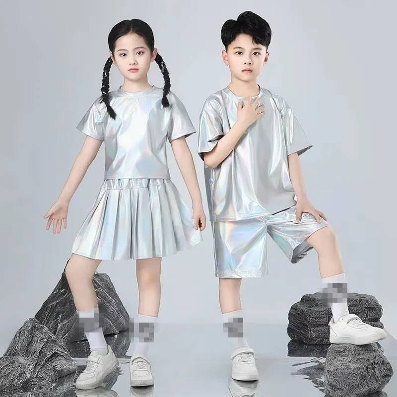 Boys and Girls Hip-hop Set Sil - Street Fashion Runway avis et prix