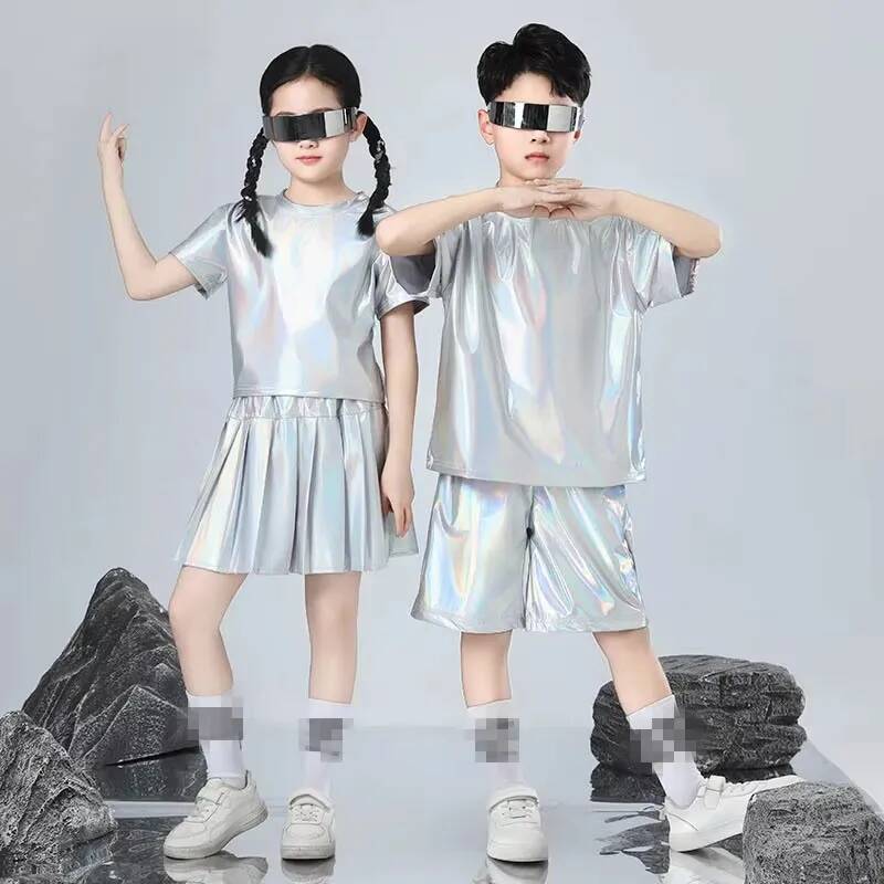 Boys and Girls Hip-hop Set Sil - Street Fashion Runway avis et prix