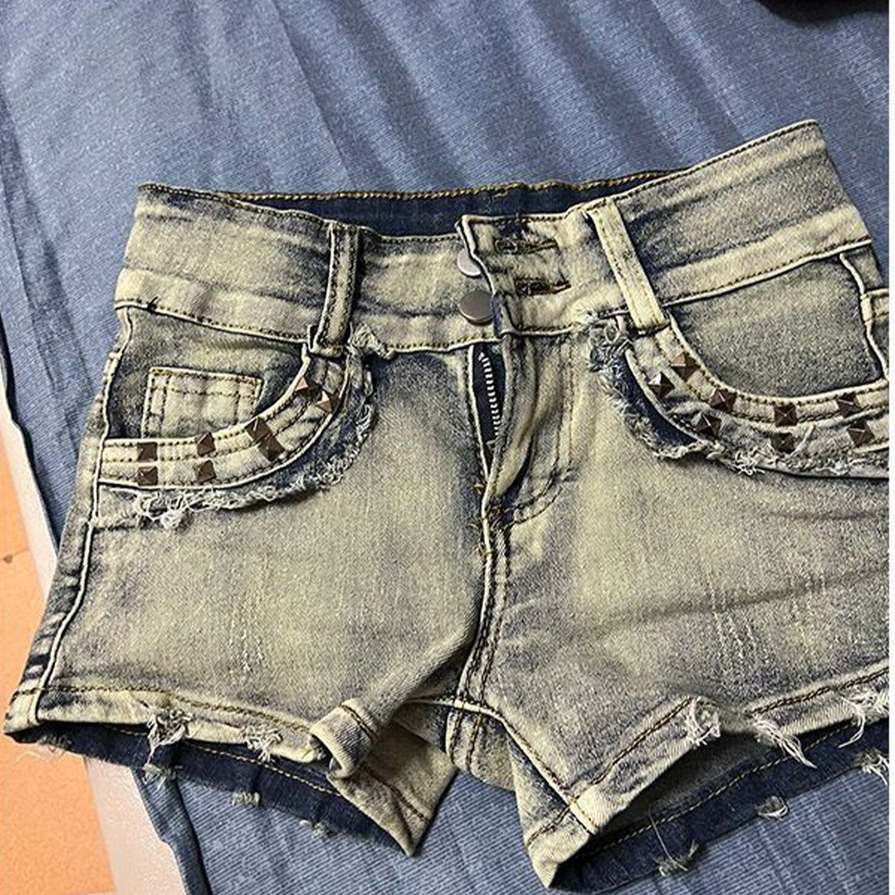 Retroy2K American Rivet Shorts - Street Fashion Girl avis et prix