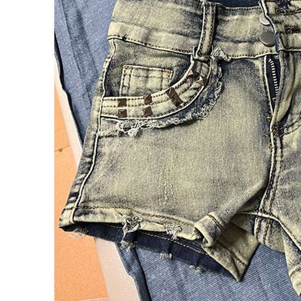 Retroy2K American Rivet Shorts - Street Fashion Girl avis et prix