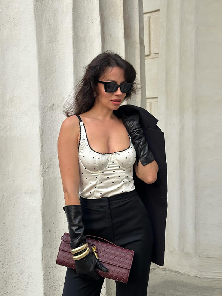 Chic New Strap Sleeveless Dot  - Street Fashion Winter 2026 avis et prix
