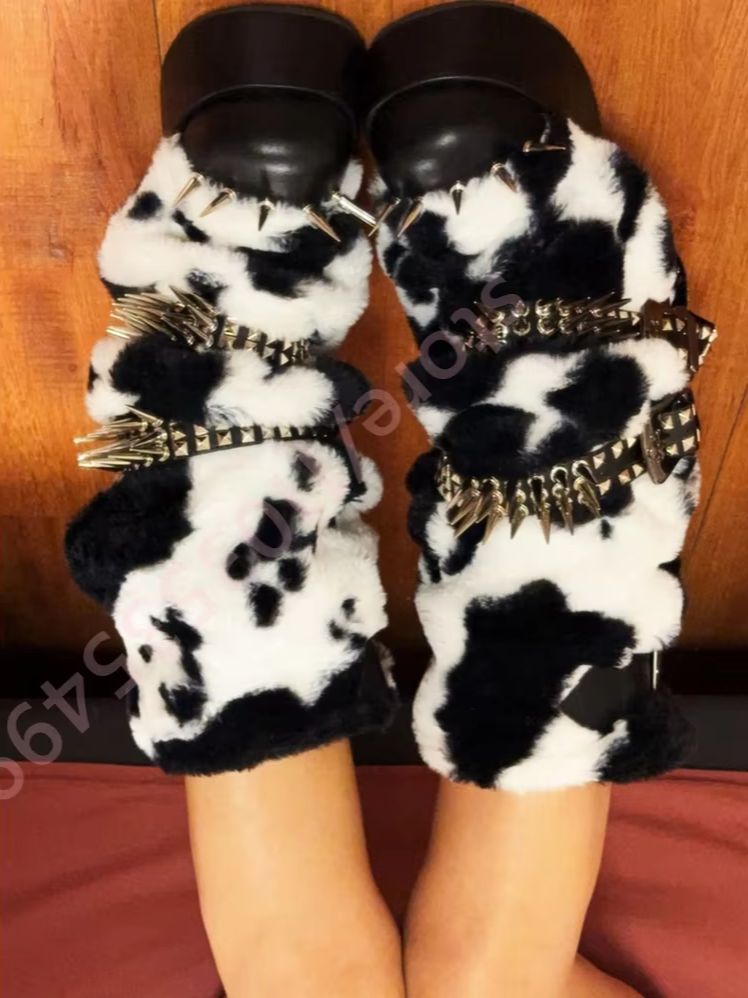 Winter Platform Cow Print Plus - Street Fashion Winter 2026 avis et prix