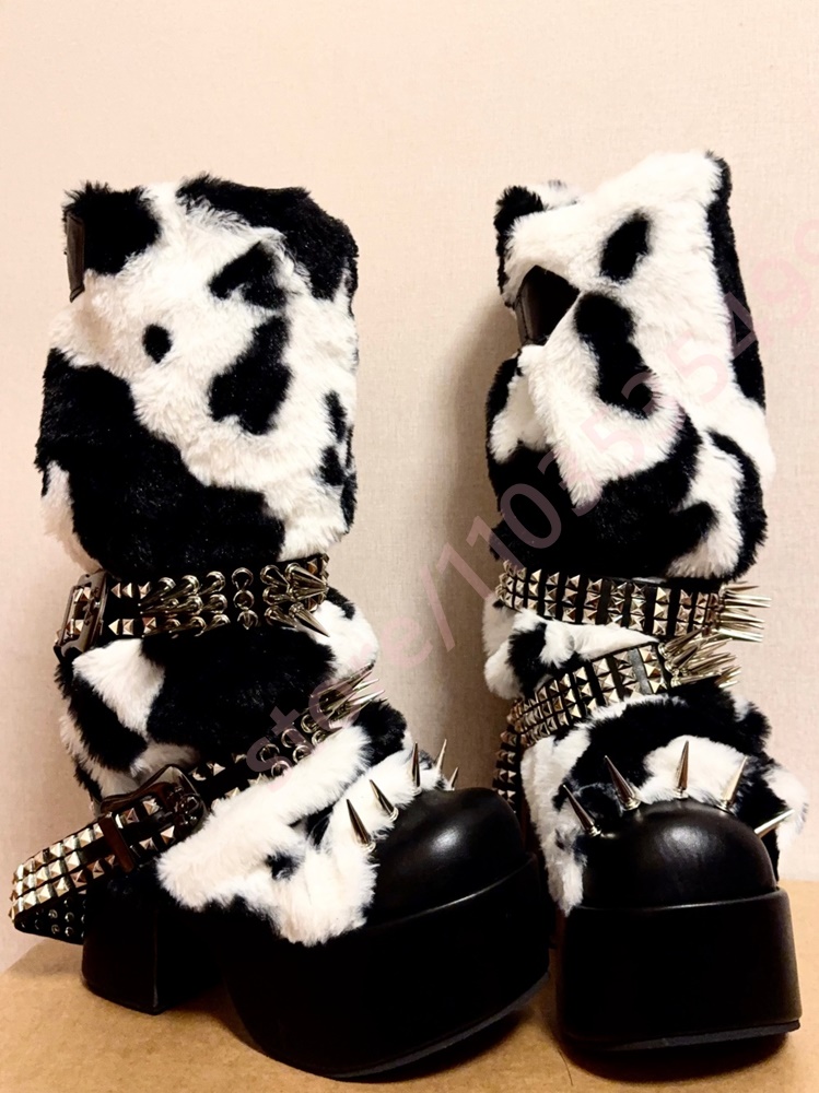 Winter Platform Cow Print Plus - Street Fashion Winter 2026 avis et prix