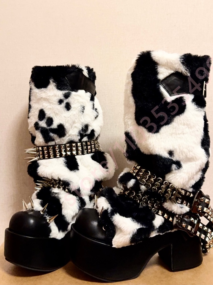 Winter Platform Cow Print Plus - Street Fashion Winter 2026 avis et prix