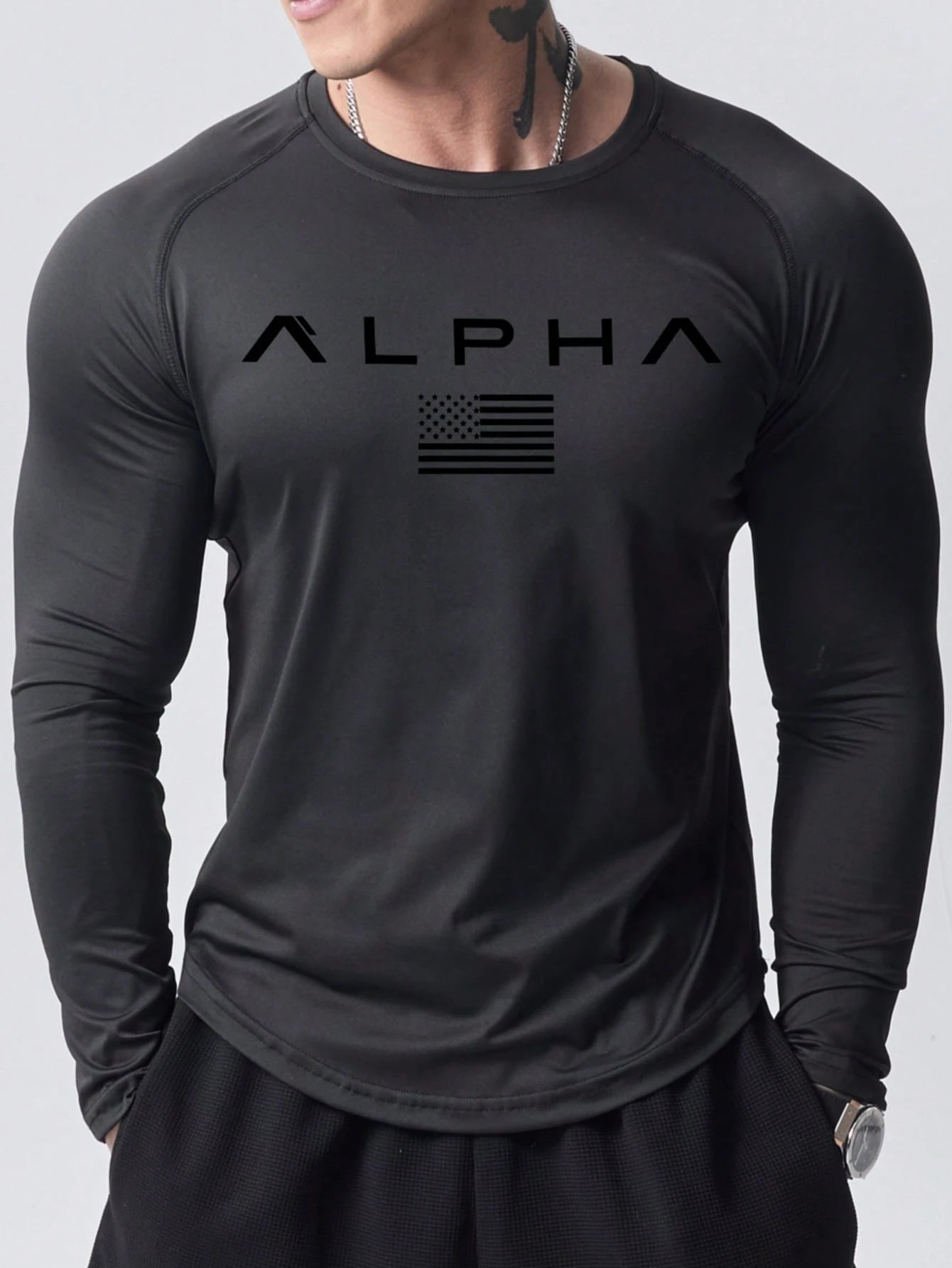 New men's long-sleeved T-shirt - Street Fashion Men avis et prix