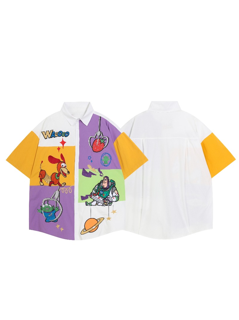 Toy Story Color Blocked Casual - Street Fashion Couple avis et prix
