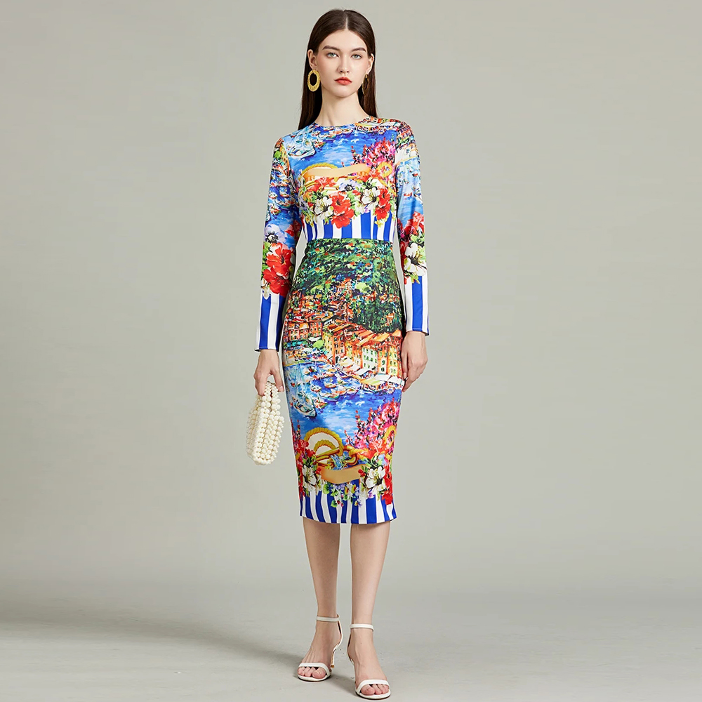 Runway Fashion Striped Landsca - Street Fashion Runway avis et prix