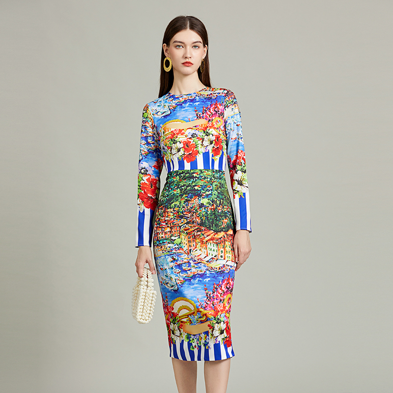 Runway Fashion Striped Landsca - Street Fashion Runway avis et prix
