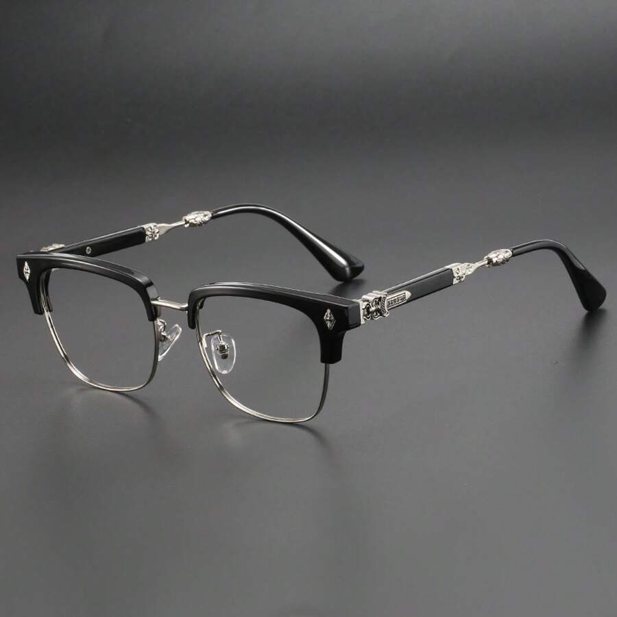 1pc Men's Retro Round Shape Fa - Street Fashion Runway avis et prix