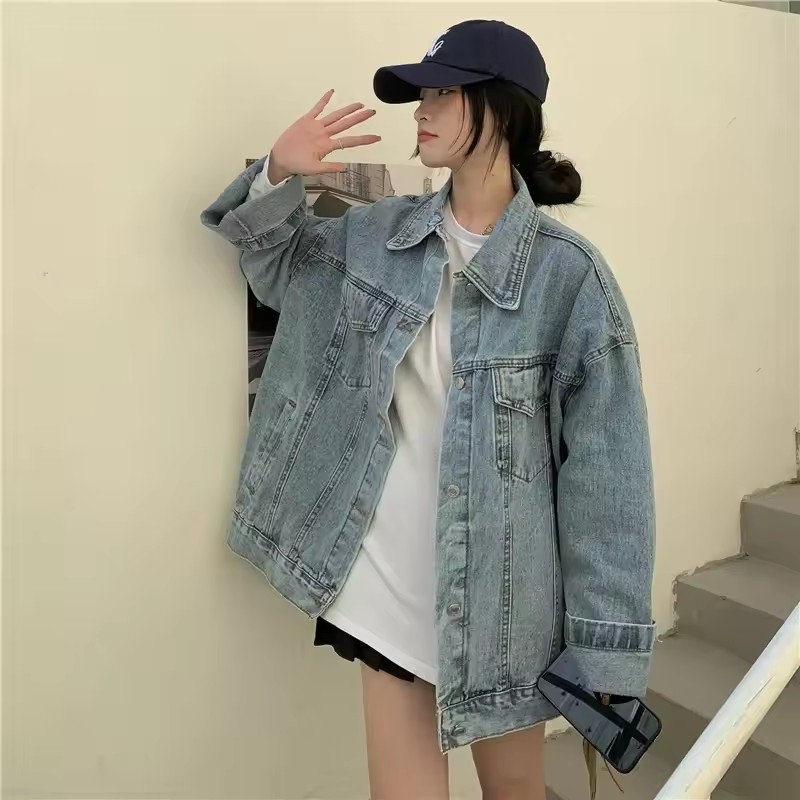 2025 New Fashion Denim Jacket  - Street Fashion Jeans Women avis et prix
