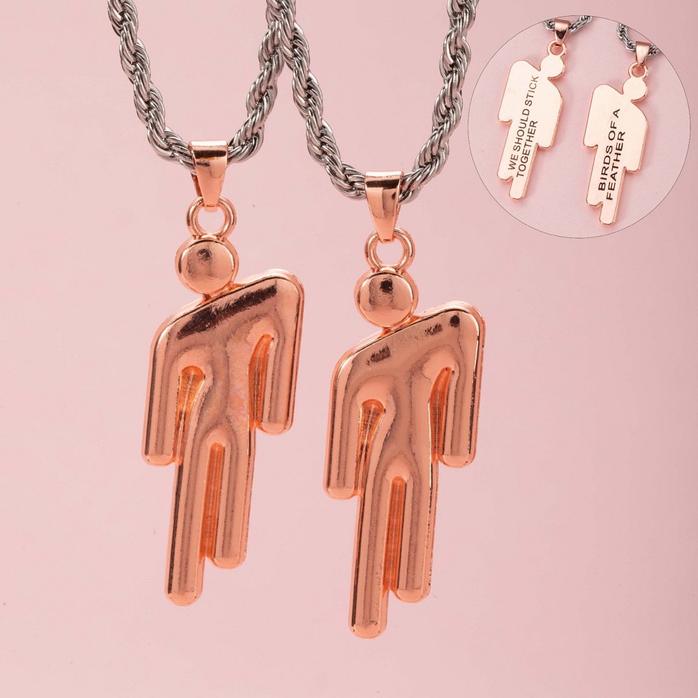 2Pcs Hip Hop Stainless Steel S - Fashion Street Singapore avis et prix