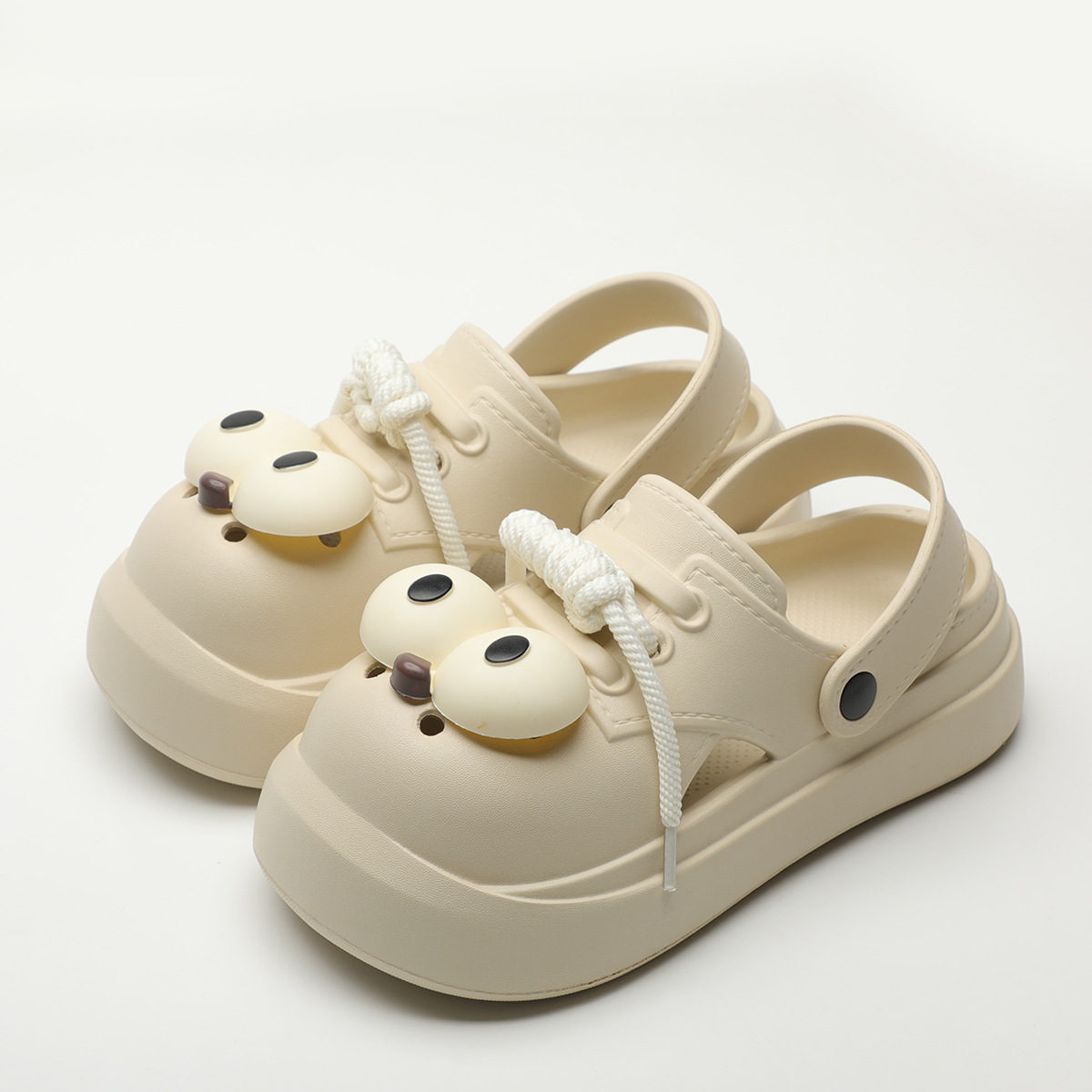 Cute DIY Big Eyes Fashion Clog - Street Fashion Girl avis et prix