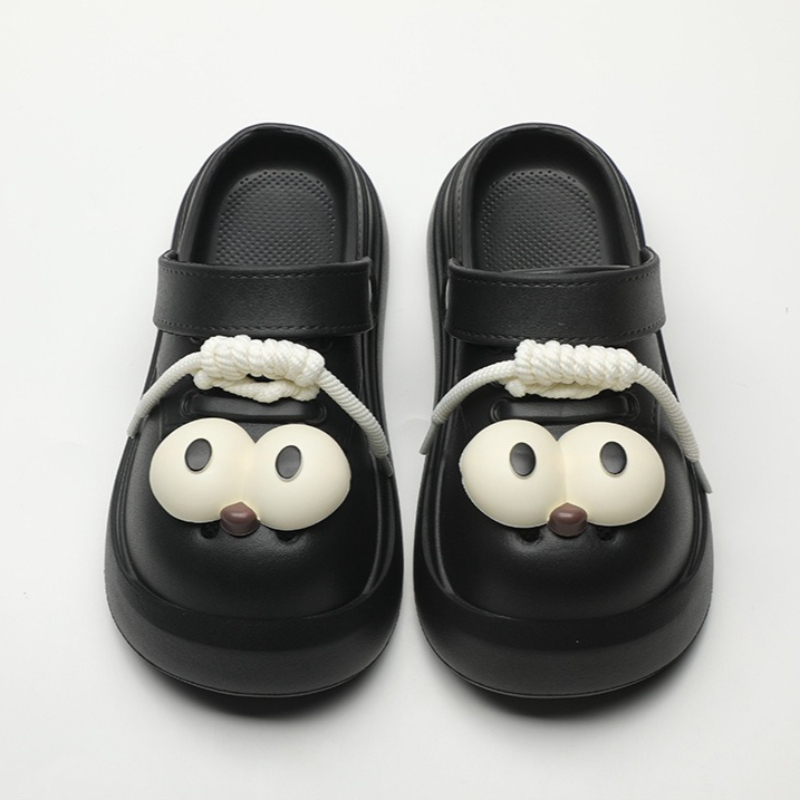 Cute DIY Big Eyes Fashion Clog - Street Fashion Girl avis et prix