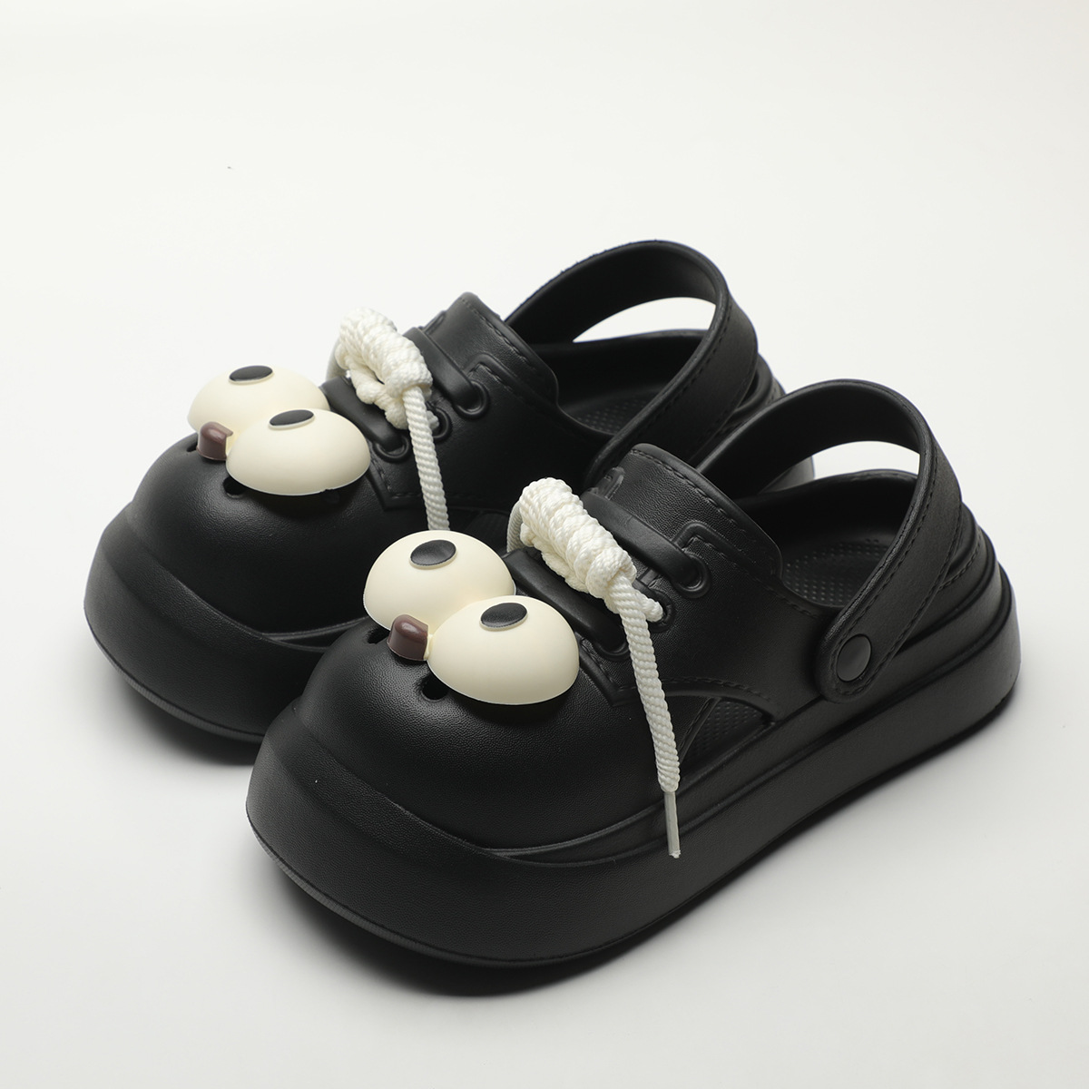 Cute DIY Big Eyes Fashion Clog - Street Fashion Girl avis et prix