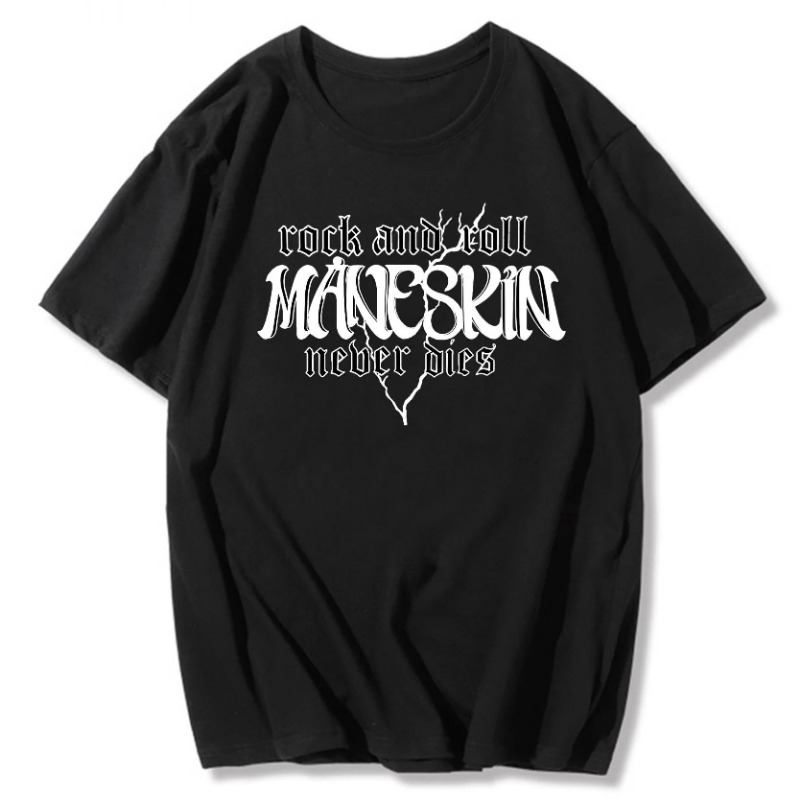 Oversized T Shirt Graphic Mane - Street Fashion Asian avis et prix
