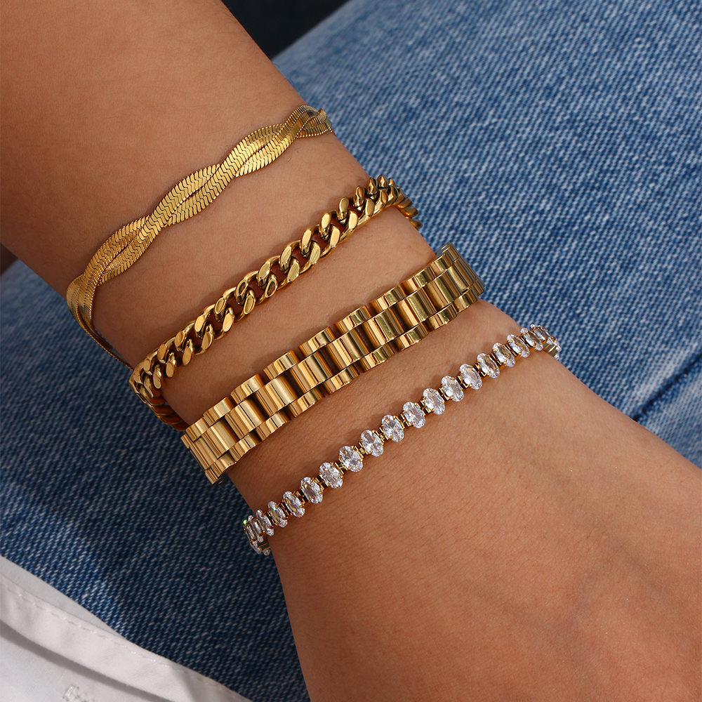 Miniamlist Men Bracelet Gold J - Fashion Street Singapore avis et prix