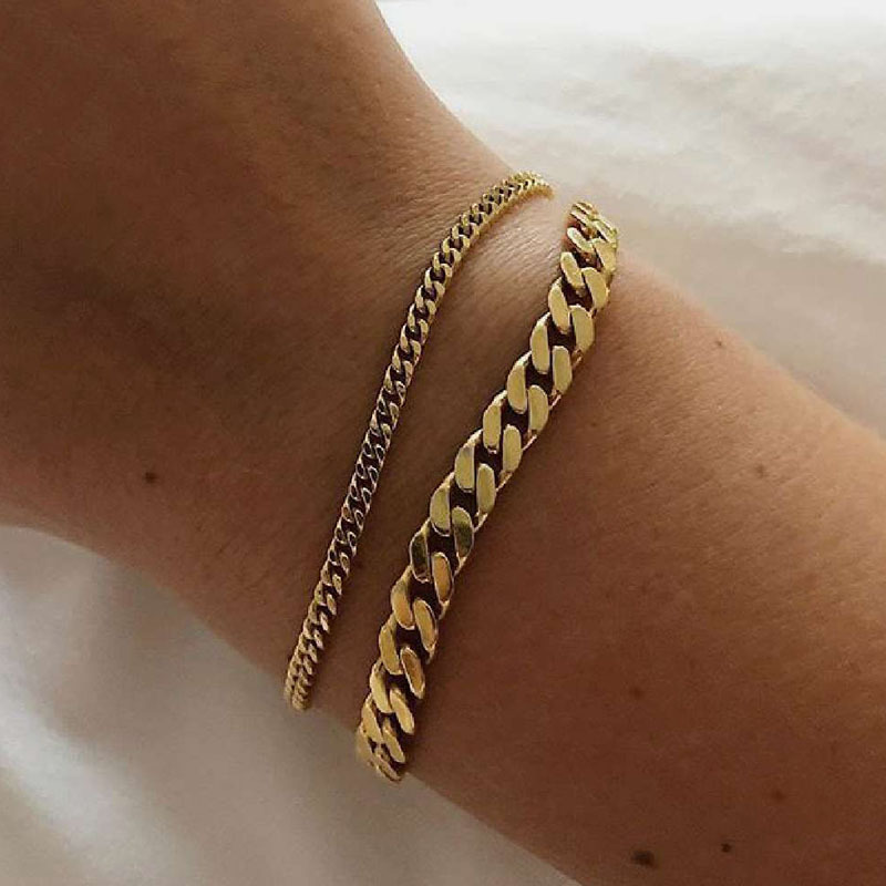 Miniamlist Men Bracelet Gold J - Fashion Street Singapore avis et prix