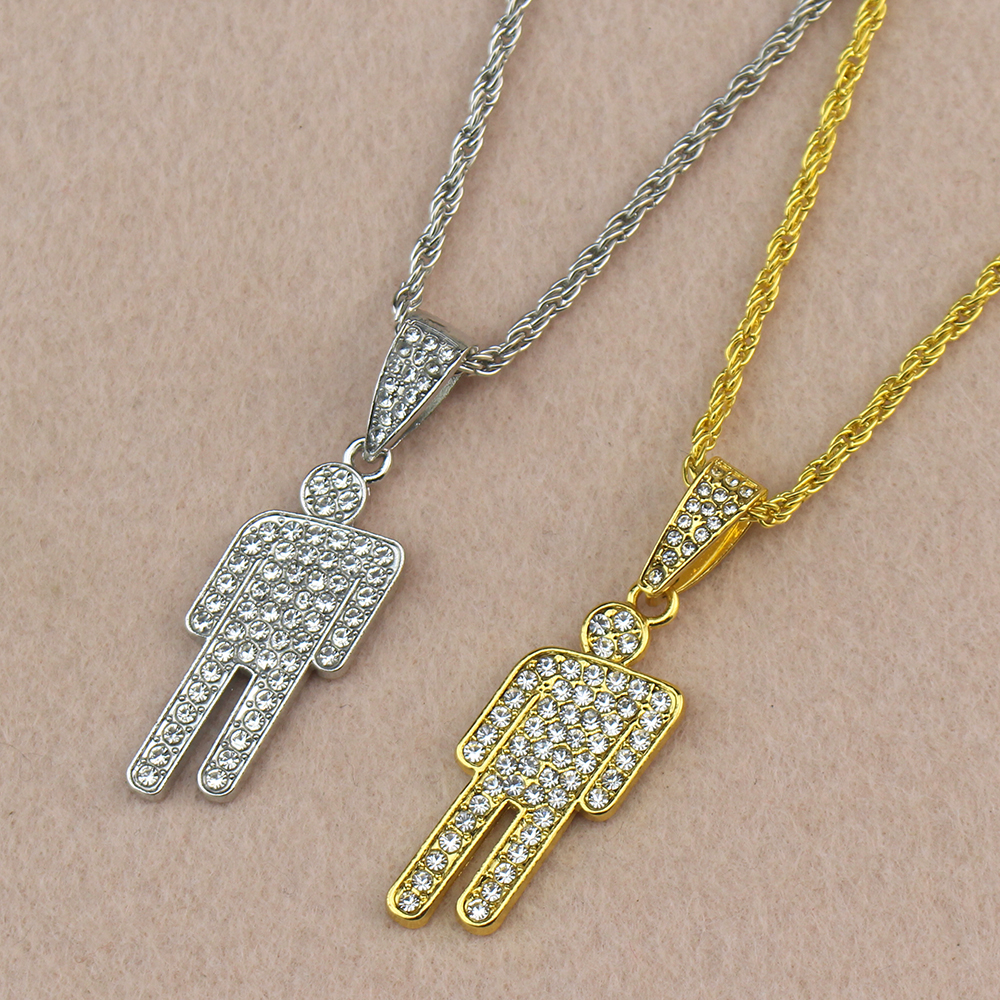 Hip Hop Necklace Stainless Ste - Street Fashion Couple avis et prix