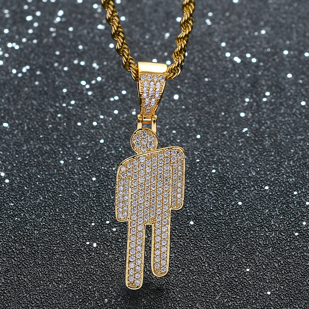 Hip Hop Necklace Stainless Ste - Street Fashion Couple avis et prix