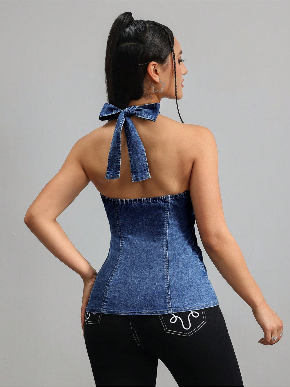2026 new neck hanging sleevele - Street Fashion Girl avis et prix