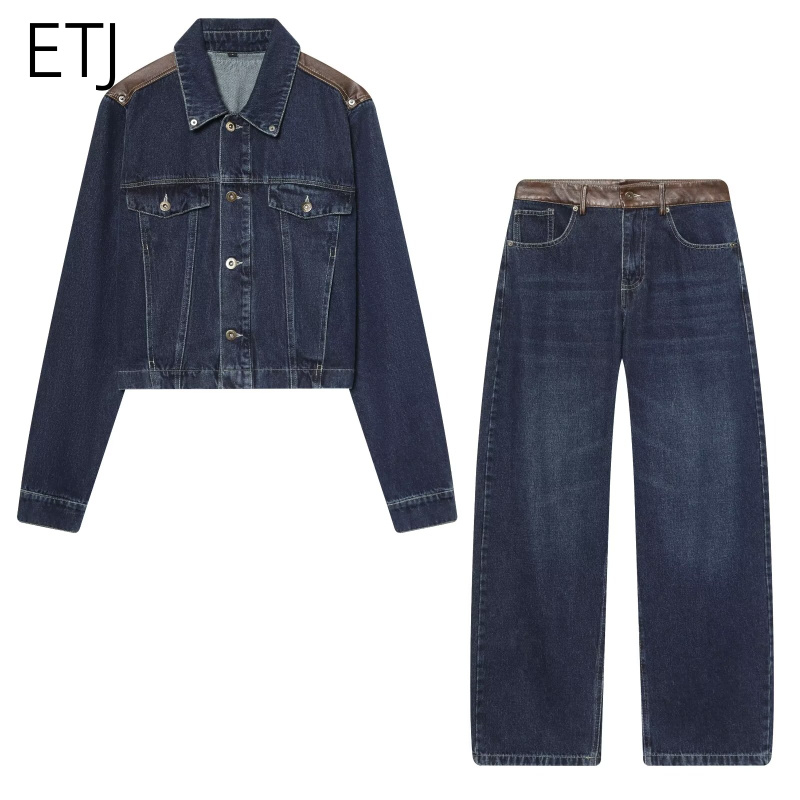ETJ Women's Denim Jacket & Jea - Street Fashion Jeans Women avis et prix