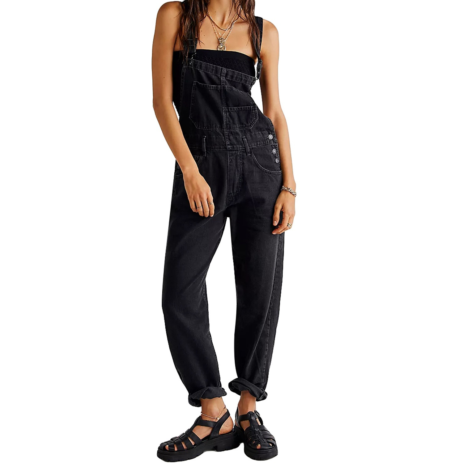 Blue Denim Overalls Jumpsuit R - Street Fashion Jeans Women avis et prix