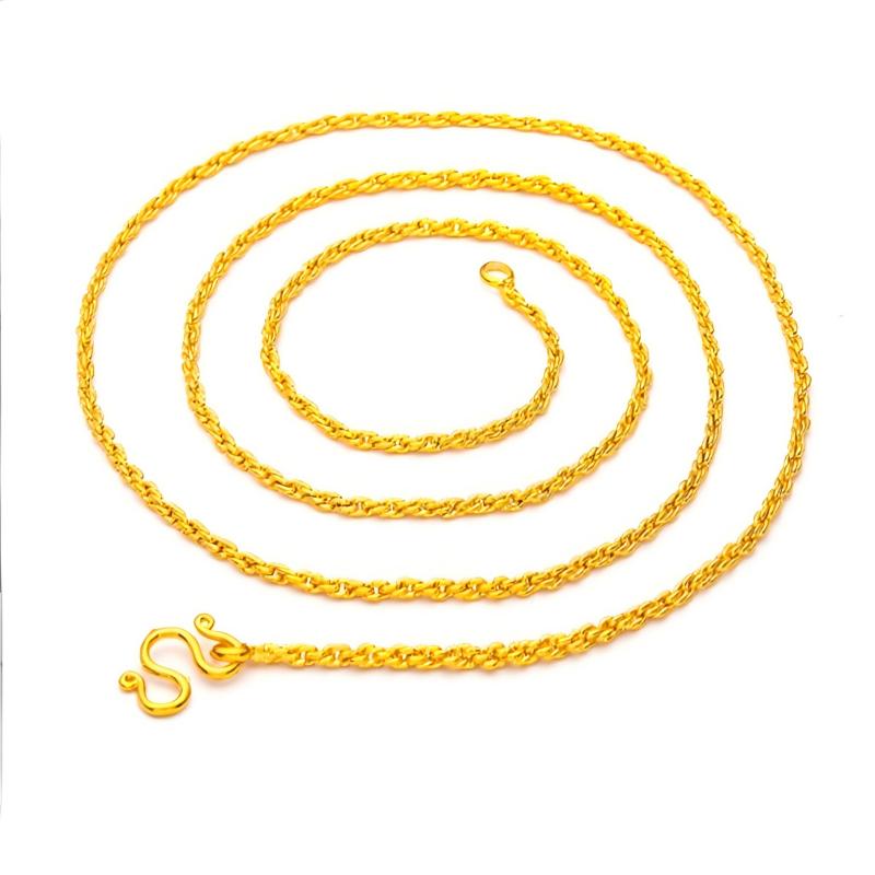 Hip Hop 2mm Twisted Rope 24K G - Fashion Street Singapore avis et prix
