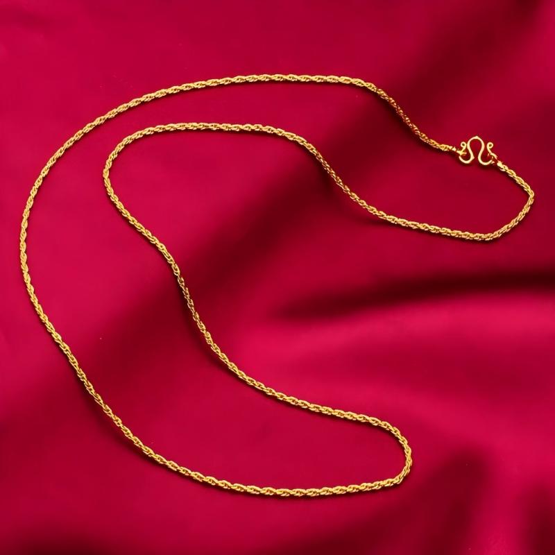 Hip Hop 2mm Twisted Rope 24K G - Fashion Street Singapore avis et prix