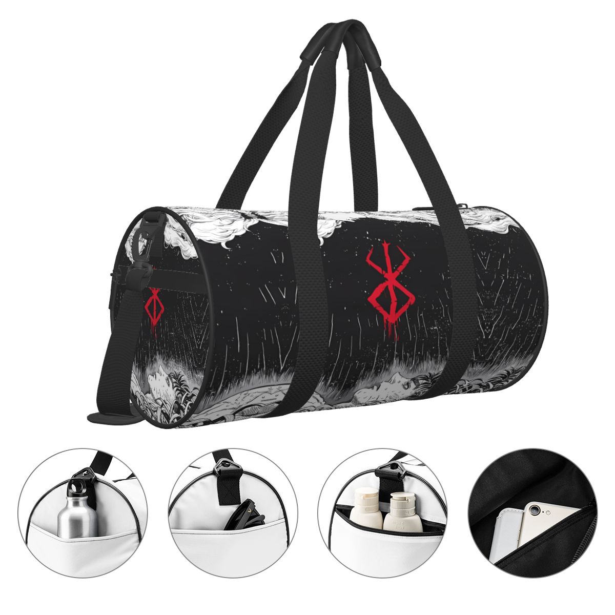 Japan Anime Bereserk Gym Bag F - Street Fashion Couple avis et prix