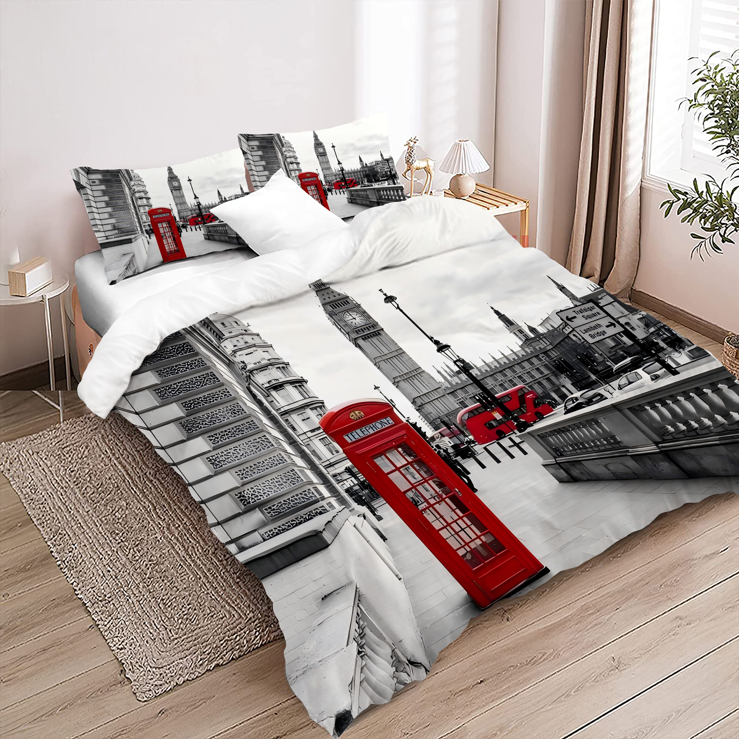 London Street Pattern 3D Print - Street Fashion In London avis et prix