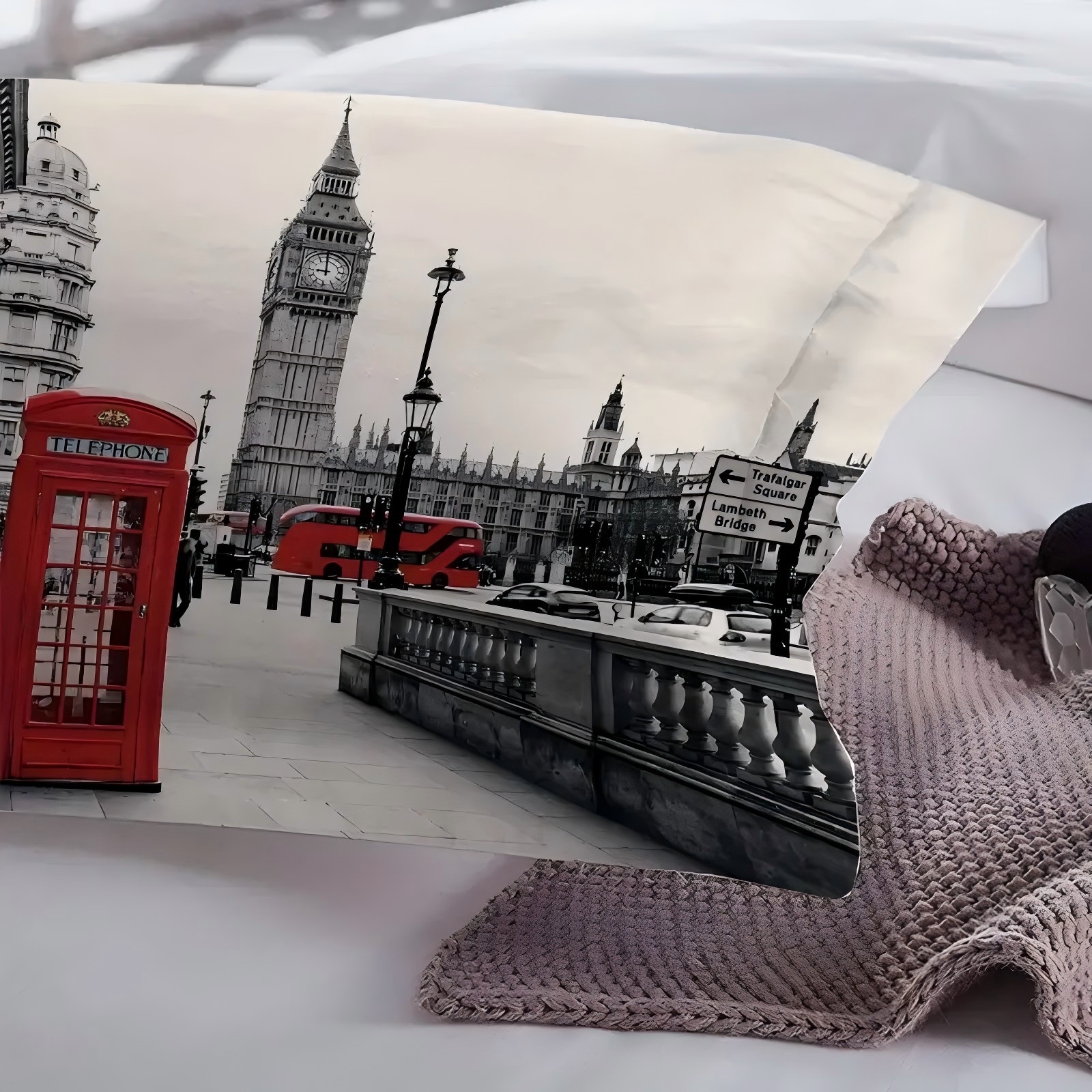 London Street Pattern 3D Print - Street Fashion In London avis et prix