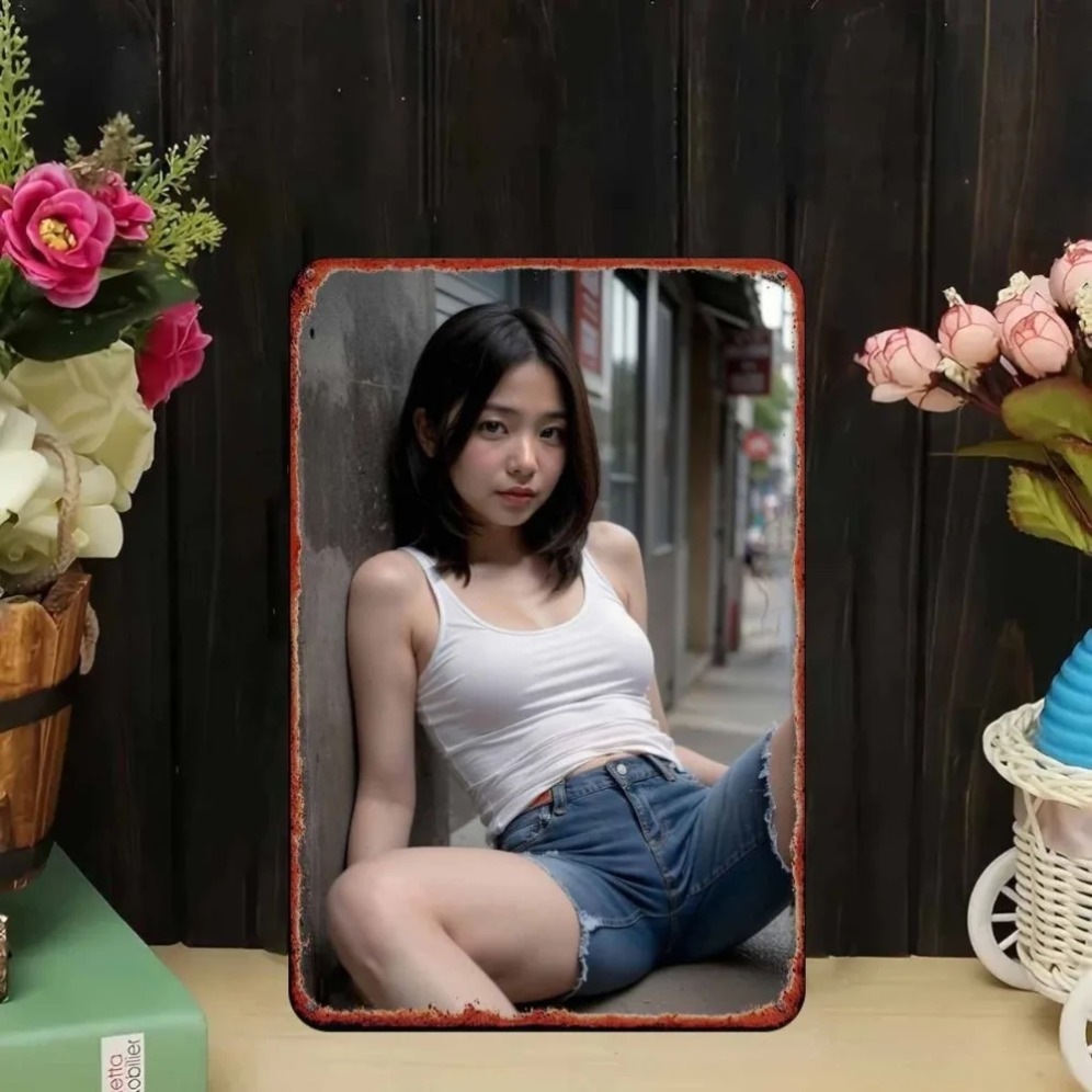 New Trendy HD Metal Wall Art - - Street Fashion Asian avis et prix