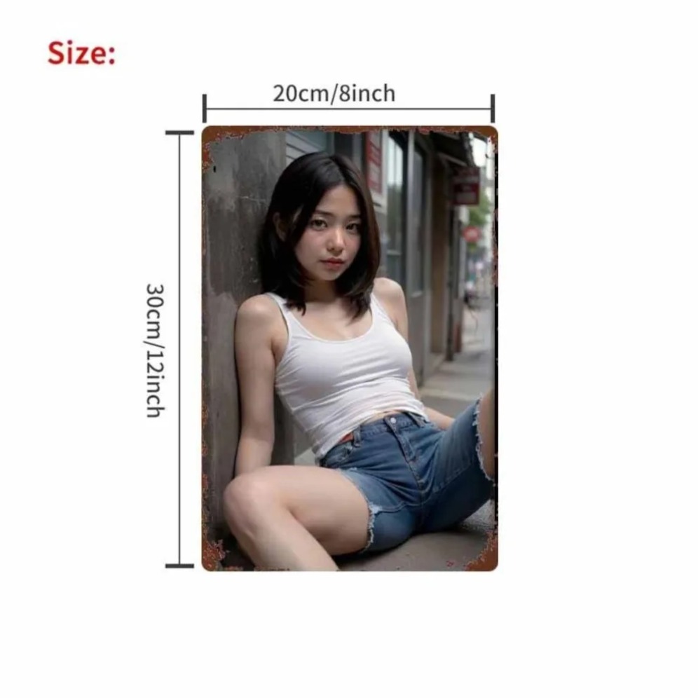 New Trendy HD Metal Wall Art - - Street Fashion Asian avis et prix