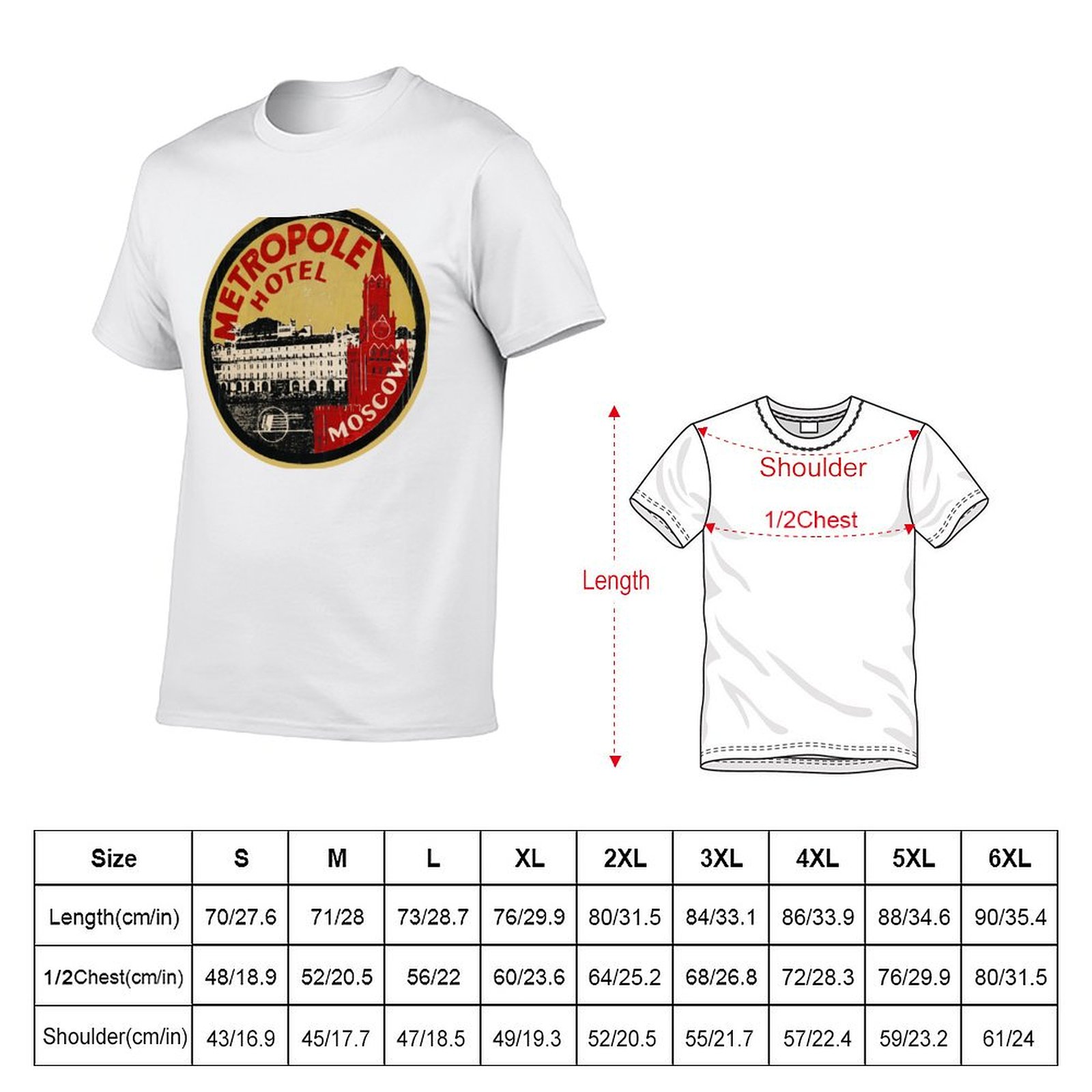 Metropole Hotel Moscow T-Shirt - Street Fashion Moscow avis et prix